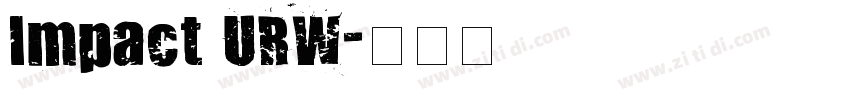 Impact URW字体转换